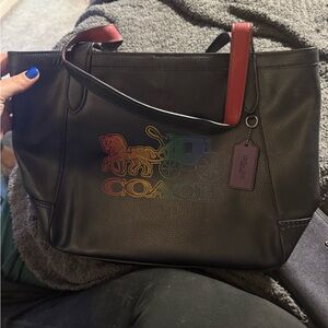 Coach Black and Red Women's Bag